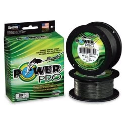 Shimano Power Pro Braided Line Moss Green 0.13mm 1370m