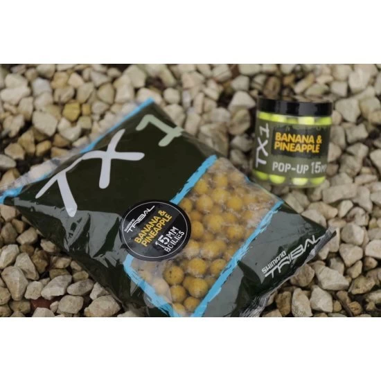 Shimano Tribal TX1 Banana And Pineapple Boilies 15mm 5kg 2 Shimano Tribal TX1 Banana And Pineapple Boilies 15mm 5kg – Bild 2