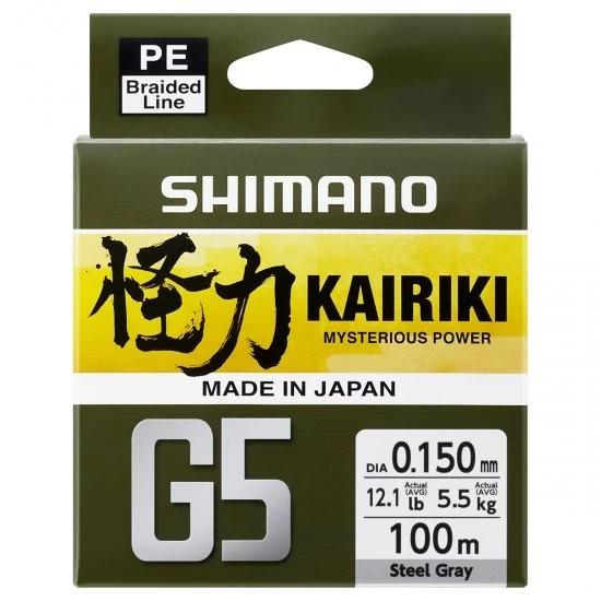 Shimano Kairiki G5 150 M 0,23 Mm 12,9 Kg Stahlgrau 1 Shimano Kairiki G5 150 M 0,23 Mm 12,9 Kg Stahlgrau