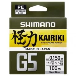 Shimano Kairiki G5 100 M 0,18 Mm 8,0 Kg Stahlgrau